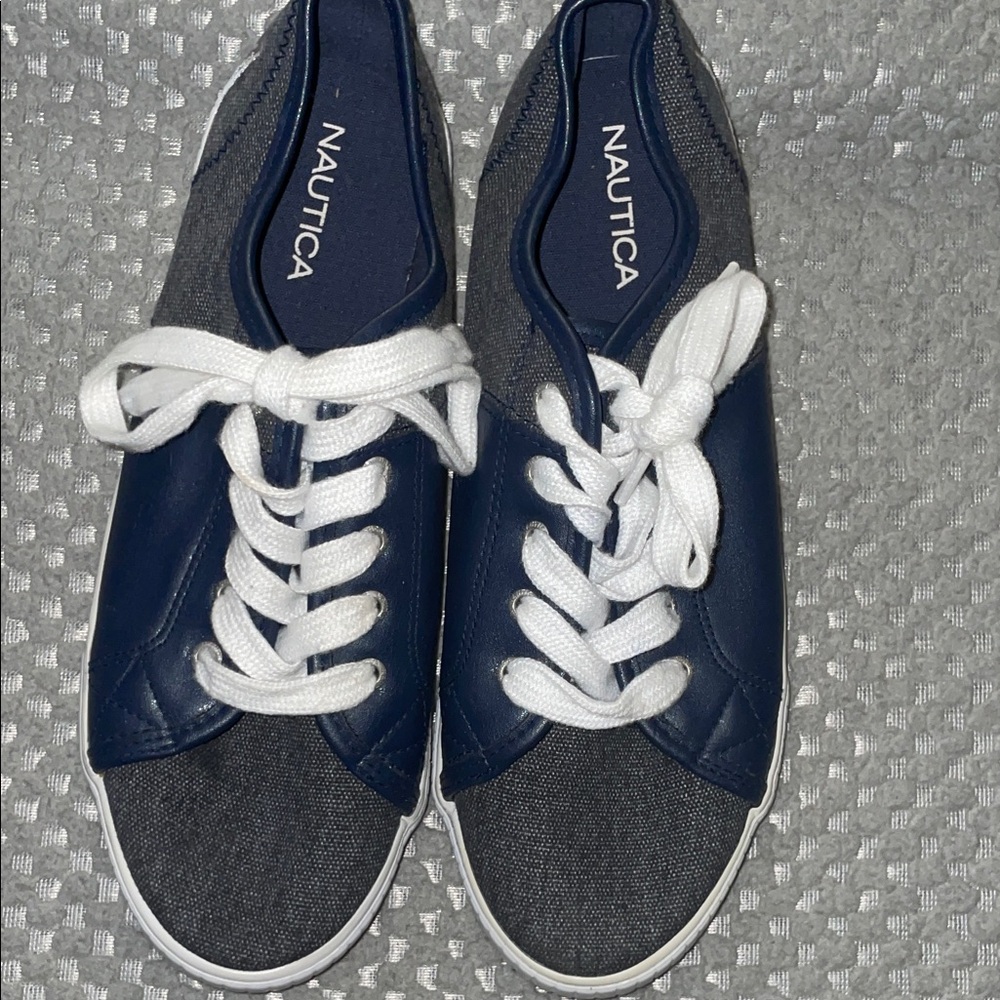 Nautica Blue and Gray Casual Shoes